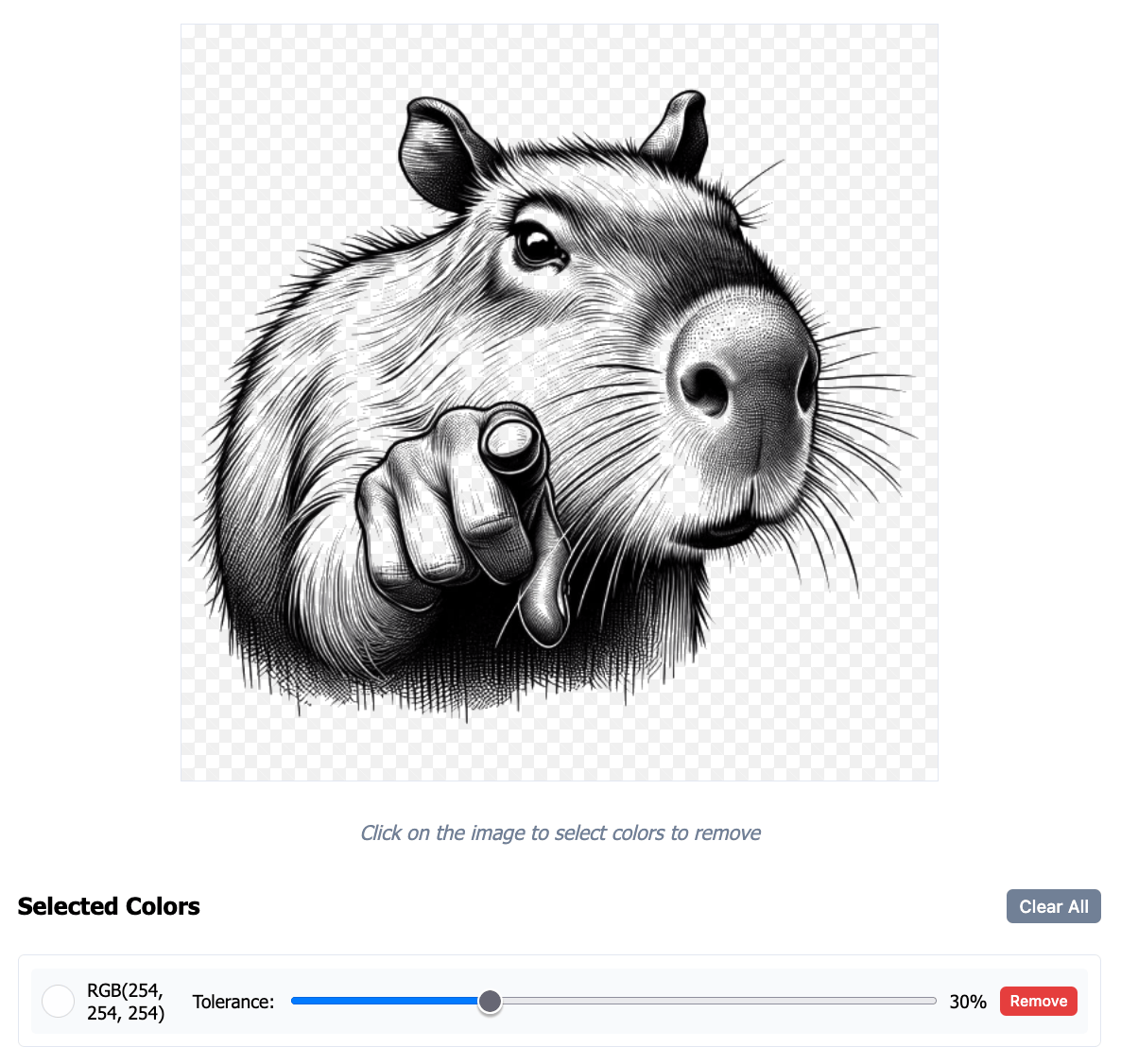Color Background Remover Screenshot